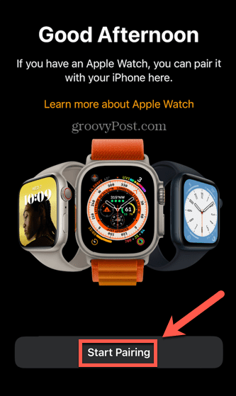 Apple Watch מתחיל להתאים