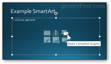 פורמט שדה טקסט ריק שקופיות סגנון Powerpoint 2013 הכנס חכם אמנות Smartart Grahpic ליצור חדש