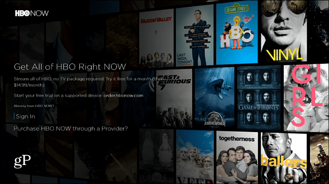 HBO עכשיו אפליקציית Xbox