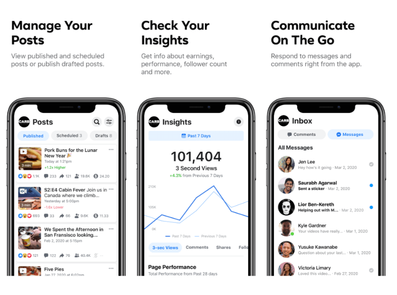 פייסבוק משיקה אפליקציית מפיק חי ויוצר סטודיו: בוחן מדיה חברתית