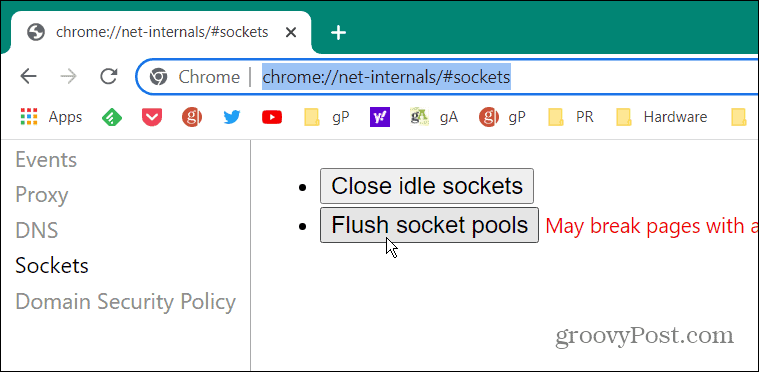 תקן את ERR_SPDY_PROTOCOL_ERROR ב-Chrome