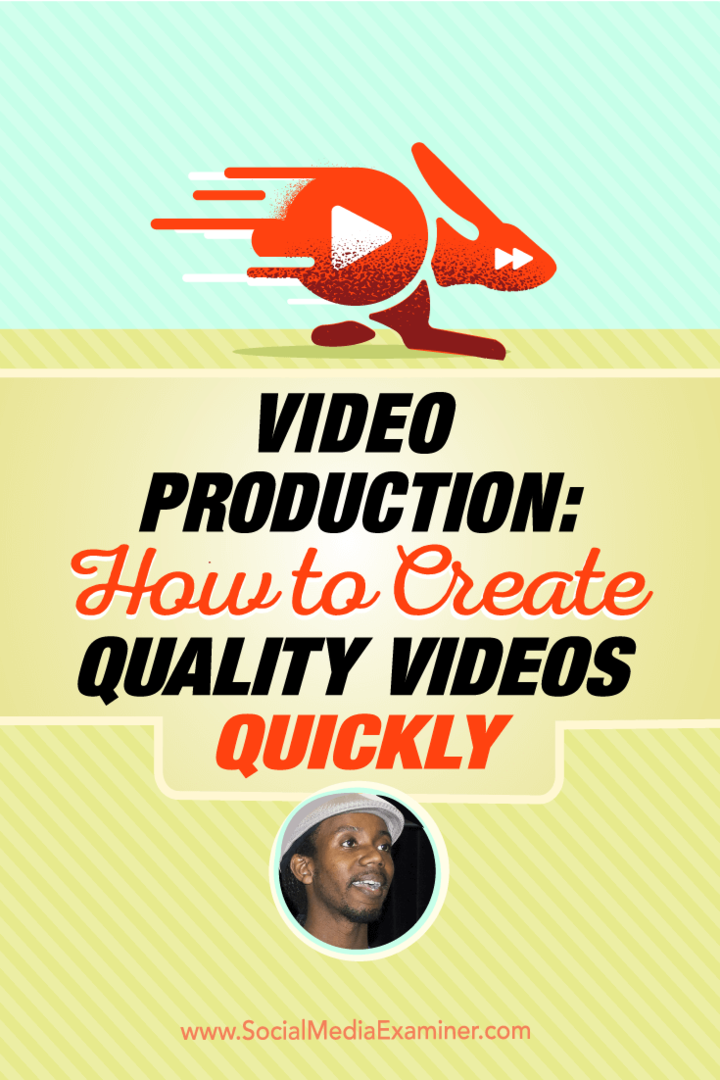 הפקת וידאו: כיצד ליצור סרטונים איכותיים במהירות: בוחן מדיה חברתית