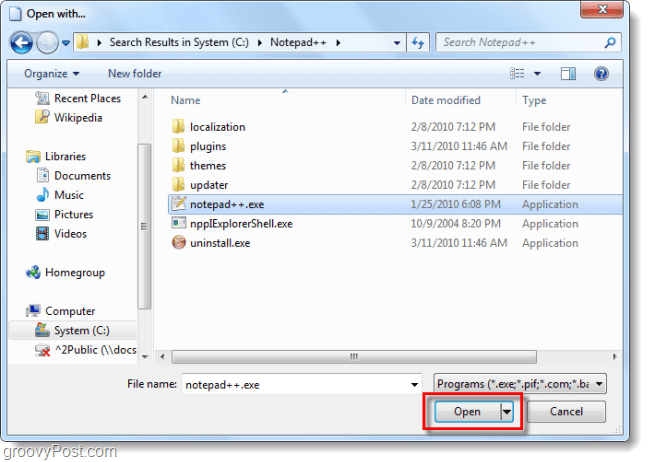כיצד להוסיף עמותות תוכנה לסוגי קבצים ב- Windows 7