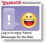 גש ללקוחות אינטרנט בהודעות מיידיות - Yahoo! -Google-MSN