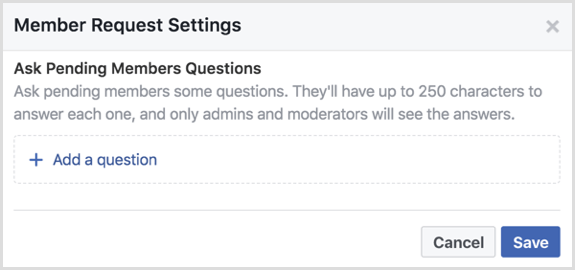 קבוצת פייסבוק שואלת שאלות ממתינות לחברים