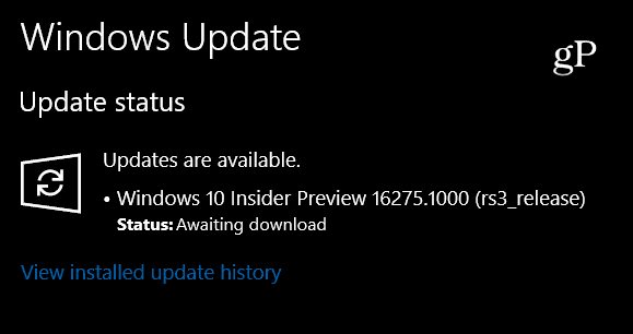מיקרוסופט מוציאה היום את Windows 10 Insider Build 16275