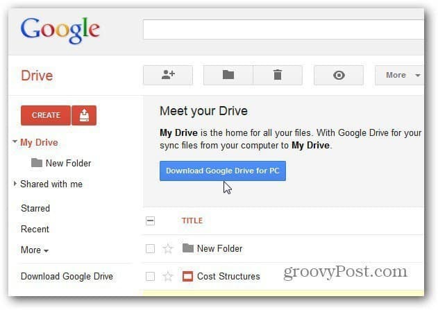 הורד- Google-Drive