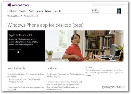 הורדת תוכנת Windows Phone 8 - -