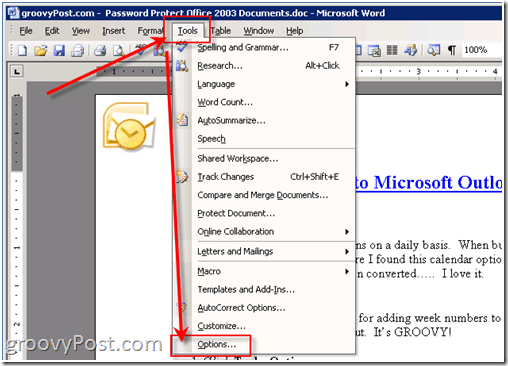 הגן על סיסמא Excel 2003