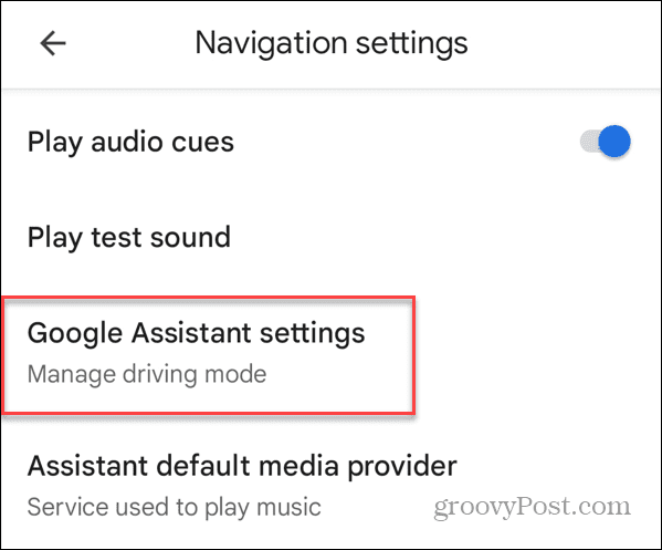 הגדרות Google Assistant