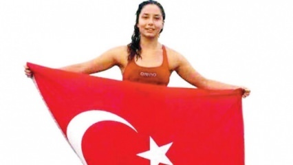 האשה הטורקית המהירה ביותר שחוצה את התעלה האנגלית: Bengisu Avcı 