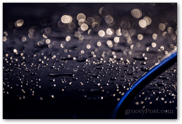 טיפות גשם מים בוקה תקריב מקרוב עדשות זום חשיפת מיקוד צילום אפקט צילום רקע רקע מטושטש