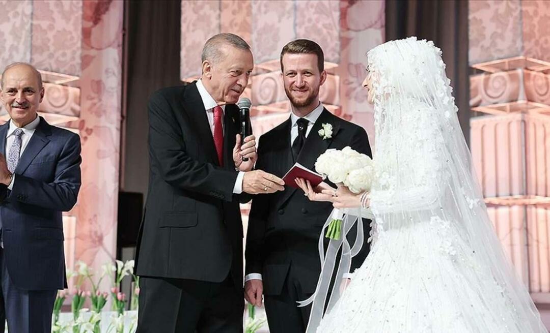 הנשיא רג'פ טאיפ ארדואן היה עד החתונה של אחיינו!