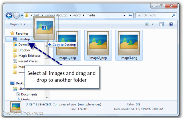 הדרך הקלה לחילוץ תמונות ממסמך Word ב- Windows 7 [Office 2007/2010]