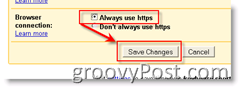 כיצד לאפשר SSL לכל דפי GMAIL:: groovyPost.com