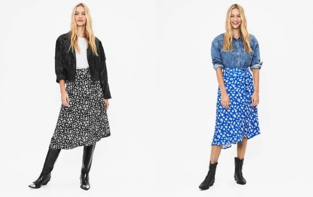 העדפתה של Aybüke Pusat דגמי חצאית פרחים בעיצוב סתיו 2019