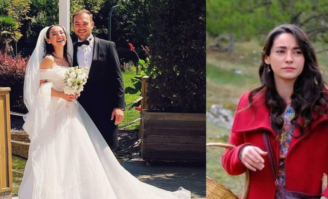 Nazlı Pınar Kaya, Cemile of Gönül Mountain, התחתנה! הכוכב שלו לא השאיר אותו לבד