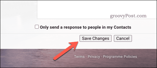 שמירת שינויים בהגדרות ב-Gmail