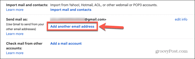 gmail הוסף כתובת דוא