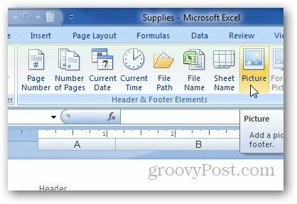 כותרת עליונה כותרת עליונה של Excel 5