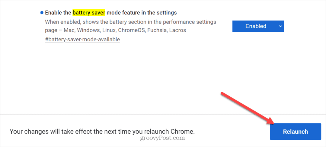 הפעל מצב חיסכון בסוללה ב-Google Chrome