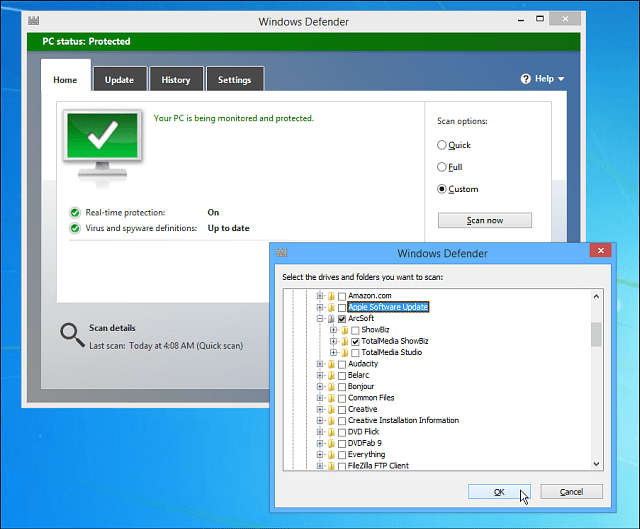 טיפ של Windows 8.1: הוסף את Windows Defender לתפריט ההקשר
