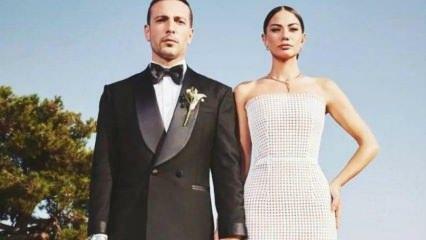 החתן והכלה הטריים Oğuzhan Koç ודמט Özdemir שיתוף מפתיע! על המסגרת הזו דיברו הרבה. 