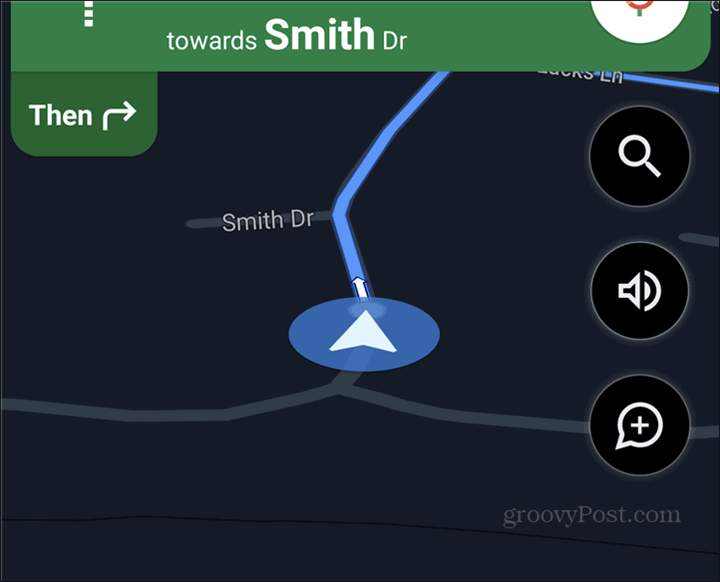 סמל המכוניות של מפות Google לנווט