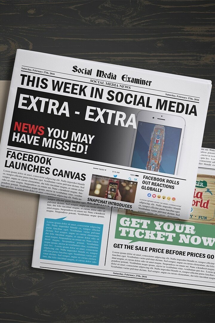 פייסבוק משיקה בד: השבוע ברשתות החברתיות: בוחן מדיה חברתית