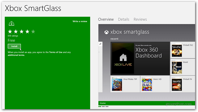 התקן את Xbox SmartGlass