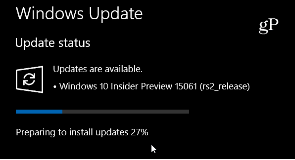 Windows 10 Insider Build 15061 הוא ה- Preview Build השלישי של המחשב השבוע