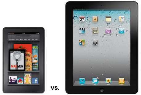 אמזון ואפל: כיצד לוח ה- Fire Kind ו- iPad 2 משווים בין מפרטים