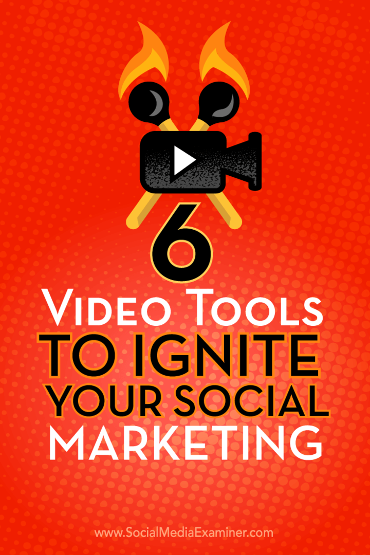 טיפים לשישה כלי וידאו שבהם תוכלו להשתמש כדי להפוך את השיווק שלכם ברשתות החברתיות לפופ.