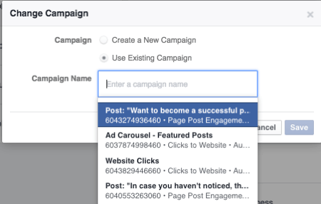 קמפיין מודעות פייסבוק