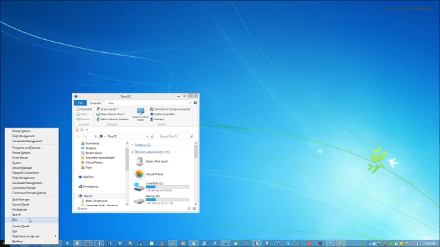 רקע שולחן העבודה של Windows 8.1