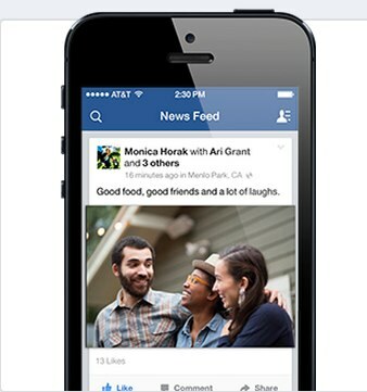 אפליקציית פייסבוק לנייד