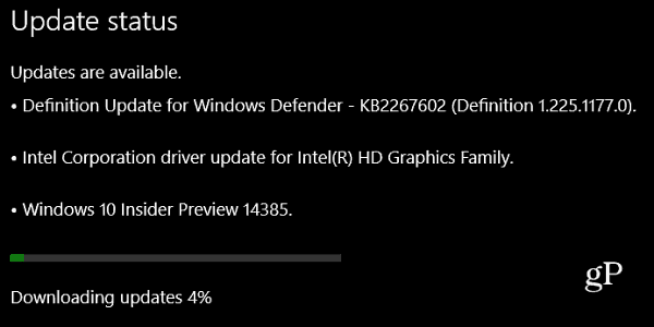 תצוגה מקדימה של Windows 10 Build 14385 משוחררת למחשבים ניידים