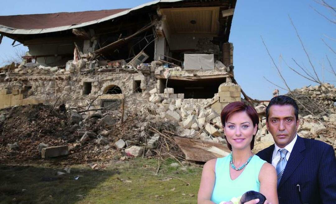 הסדרה 'זרדה' צולמה! אחוזת Hurşit Ağa נהרסה ברעידת האדמה