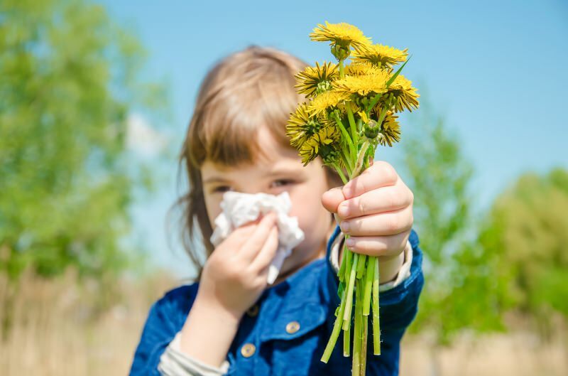 תסמיני אלרגיה באביב אצל תינוקות וילדים!