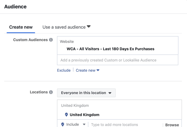השתמש במודעות פייסבוק כדי לפרסם לאנשים שמבקרים באתר שלך, שלב 8.