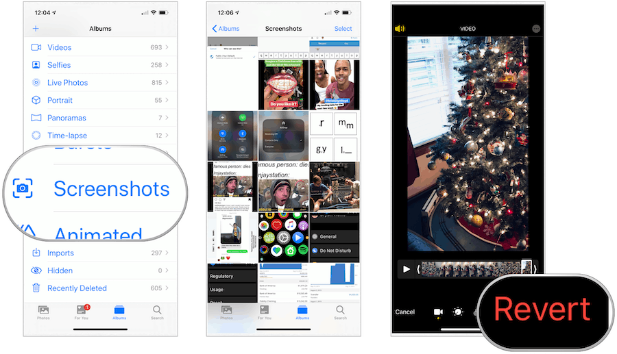 אפליקציית תמונות ב- iOS 13