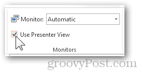 השתמש בפרזנטור להציג Powerpoit 2013 2010 תכונה להרחיב צג מקרן תצוגה מתקדם