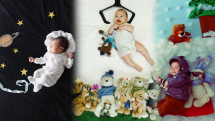 איך לצלם תמונות קונספט תינוקות בבית?
