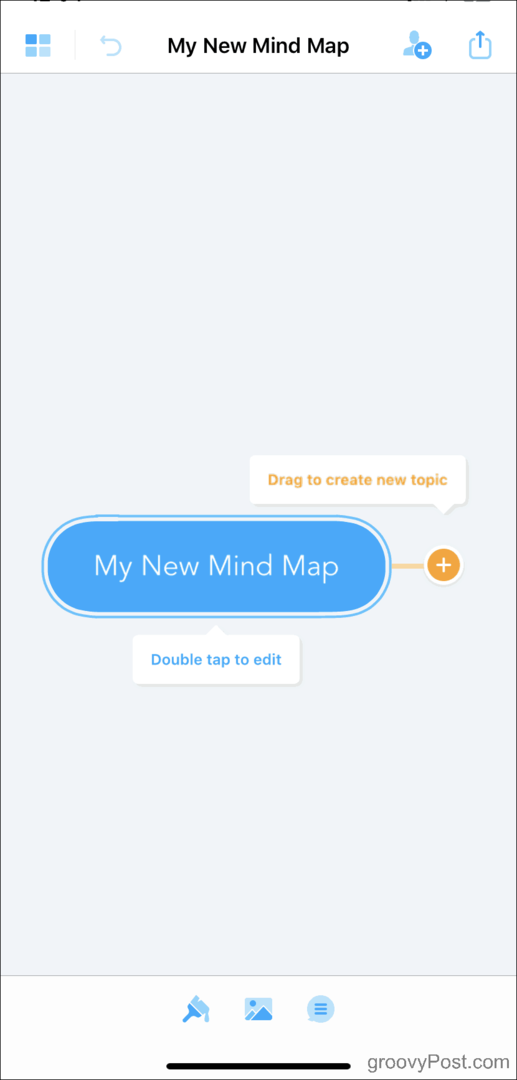 מפת MindMeister חדשה