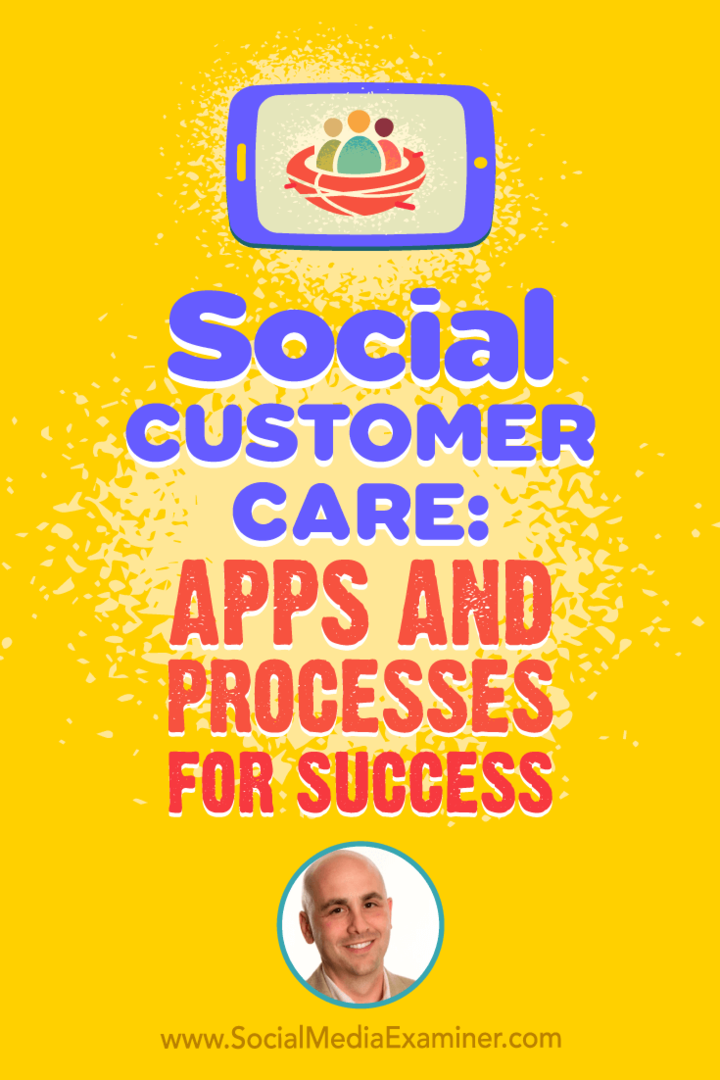 שירות לקוחות חברתי: אפליקציות ותהליכים להצלחה המציגים תובנות של דן גינגיס בפודקאסט לשיווק במדיה חברתית.
