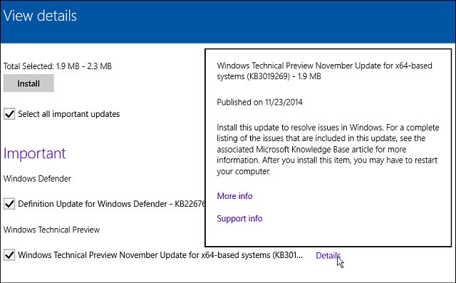 תיקון Microsoft משחרר (KB3019269) עבור Windows 10 Build 9879