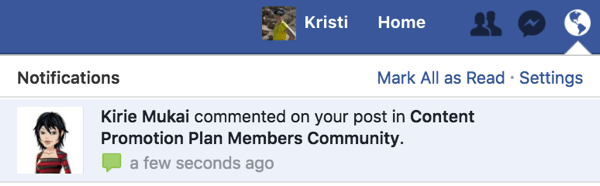 קבל התראה כאשר מישהו מבקש להצטרף לקבוצת הפייסבוק שלך.