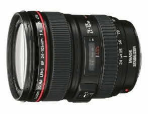 עדשת Canon EF 24 - 105 מ"מ f / 4L IS USM