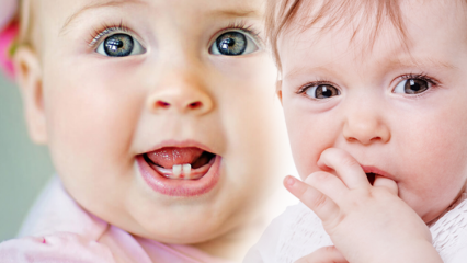 מה טוב לקיעור אצל תינוקות? מתי השן הראשונה תצא, מהם הסימפטומים? קדחת ...