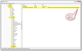 מיקום התיקיה של OLK עבור Windows 7 ו- Outlook 2010